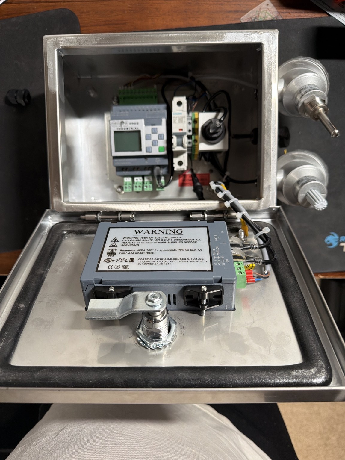 Industrial EXOSTAT control enclosure