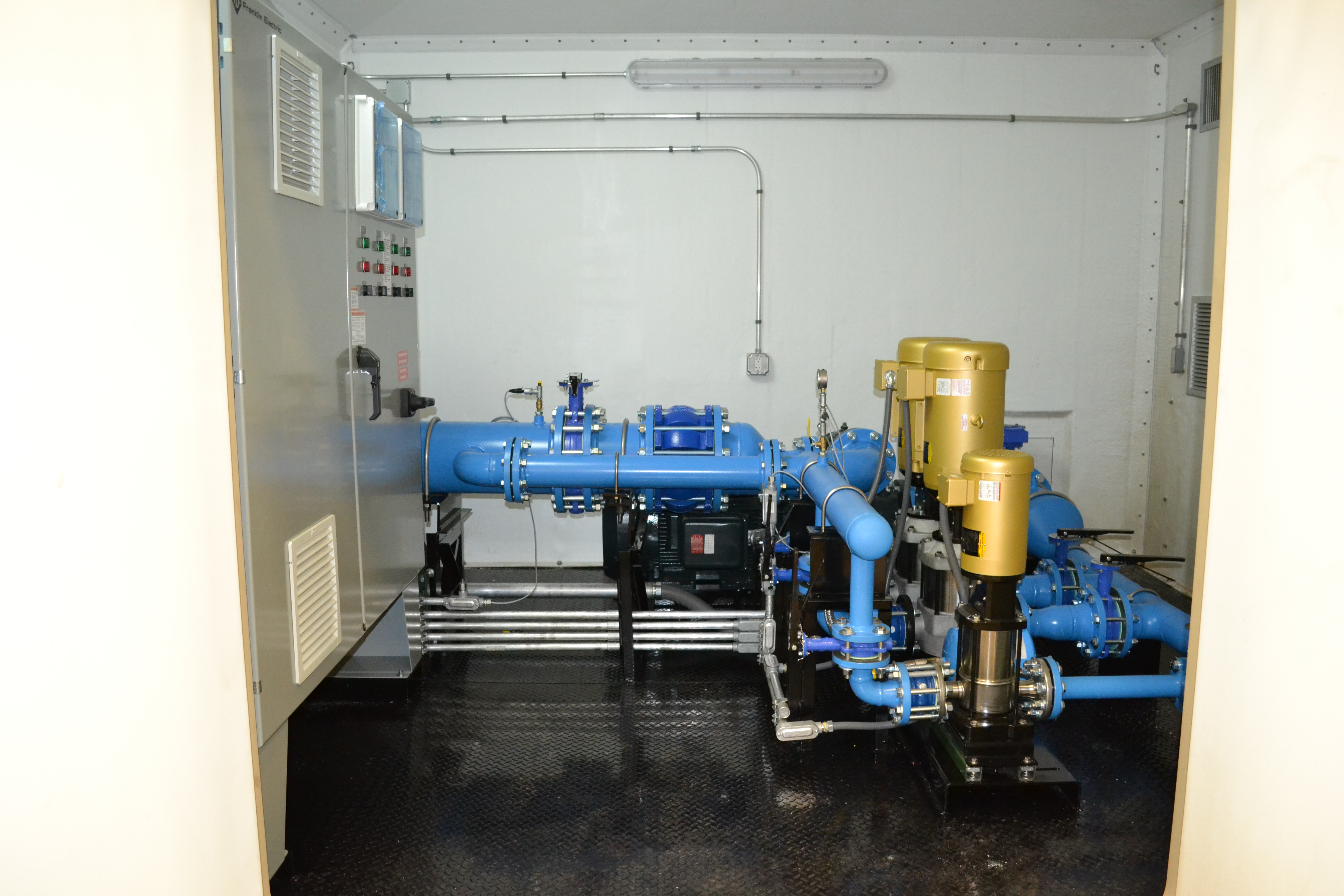 Pump and booster system